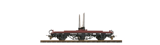 Bemo 2006812 - H0e - Langholzwagen Hsm 72, DB, Ep. III